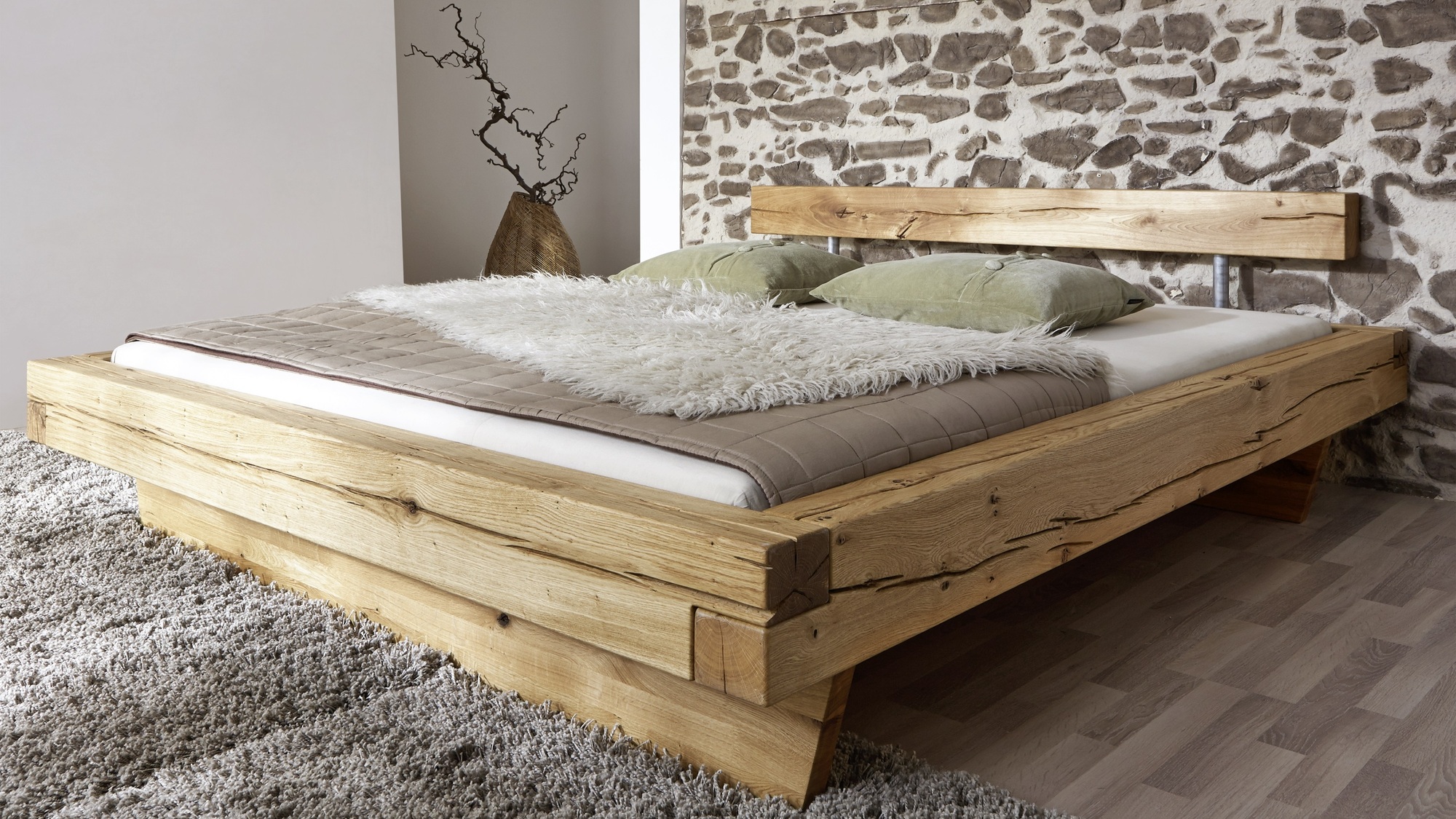 Balkenbettenserie Erik Wildeiche