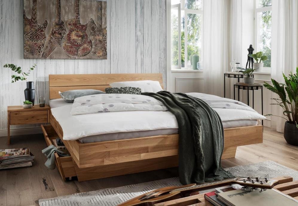 Bett Oppdal IV aus Wildeiche von Nature Forest günstig bestellen