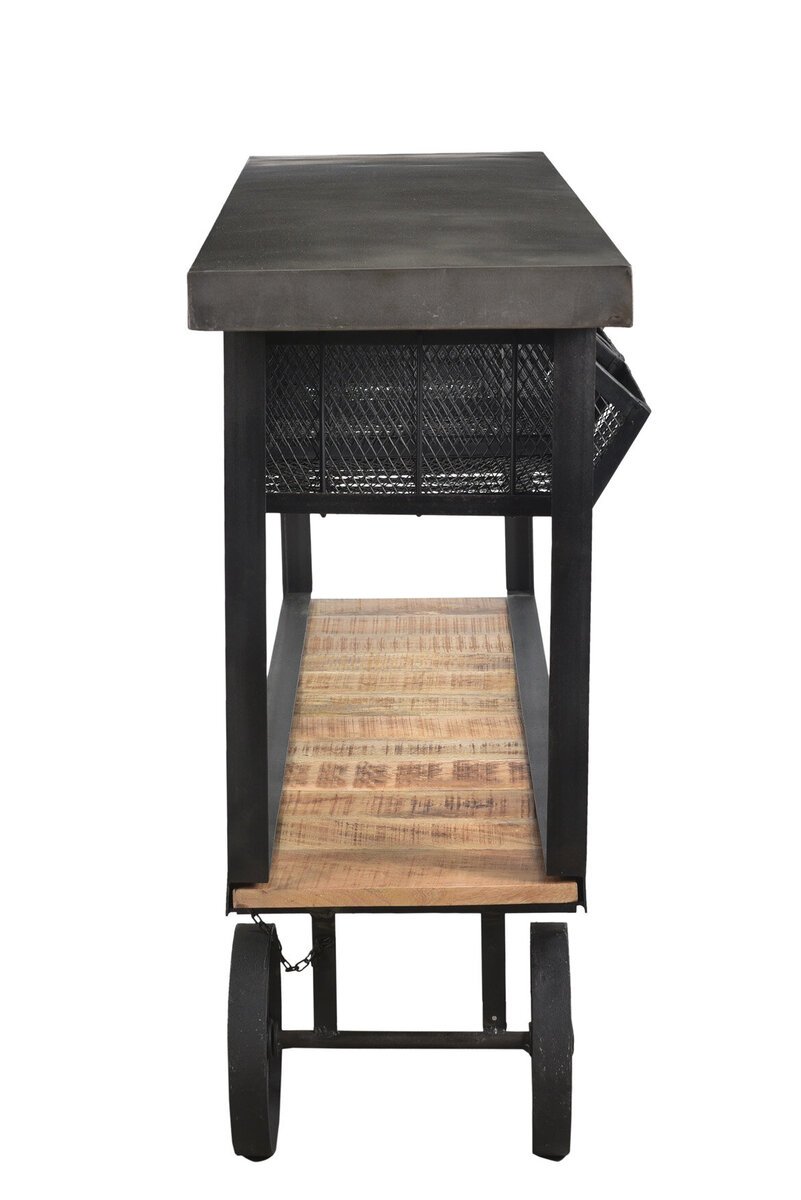 Unikat Küchenwagen Steely von Wohnglücklich günstig bestellen | SKANMØBLER