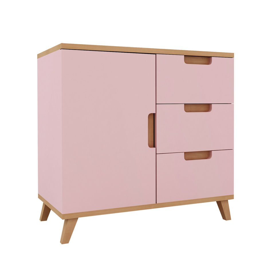 Colorland Kinderzimmer Kommode 1 Tür, 3 Schubladen Bild 2