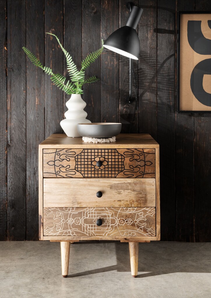 Nachtkommode LYN mit Recyceltem Altholz Preview Image