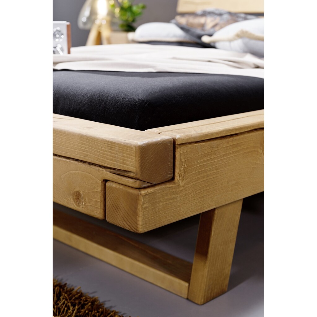 Balkenbett Kiefer Massiv Sonderborg Preview Image