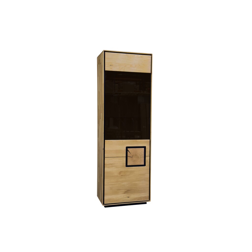 Highboard Vejers I, Wildeiche Massiv, Hirnholz Bild 2