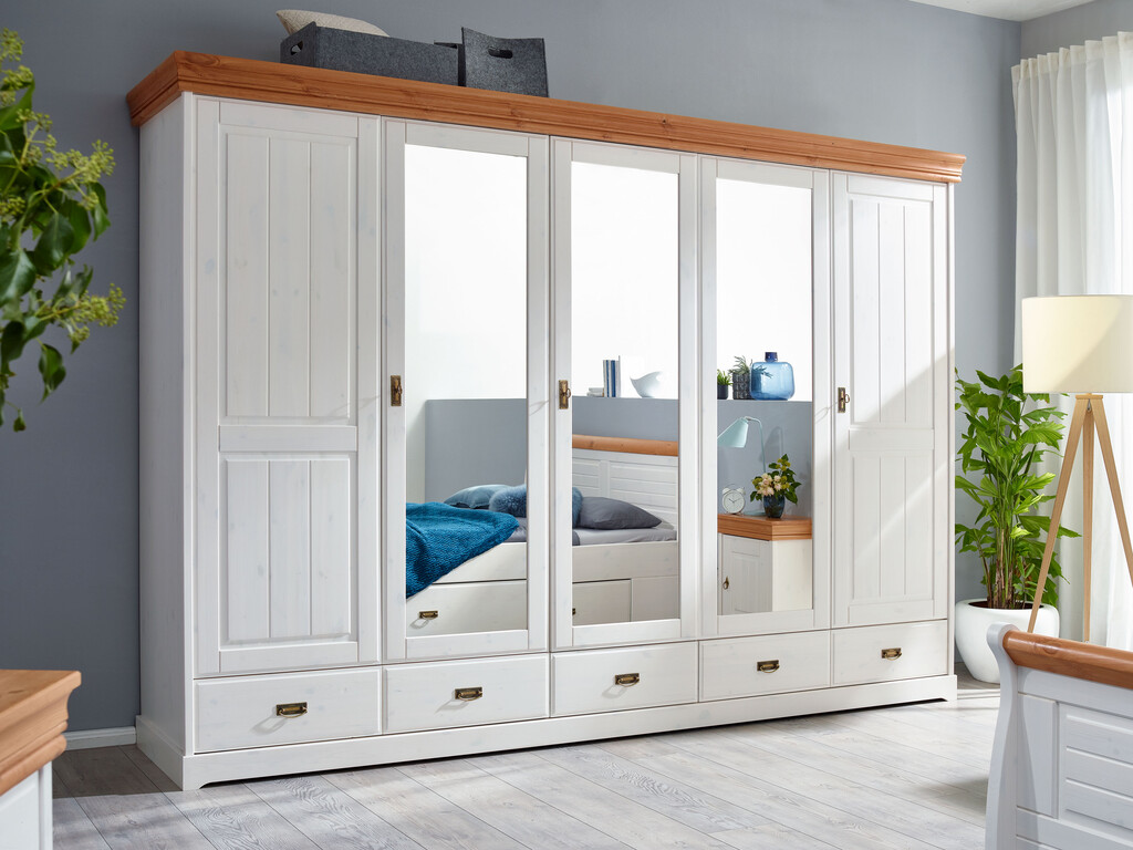 Kleiderschrank skandinavisch weiß Skandic Preview Image