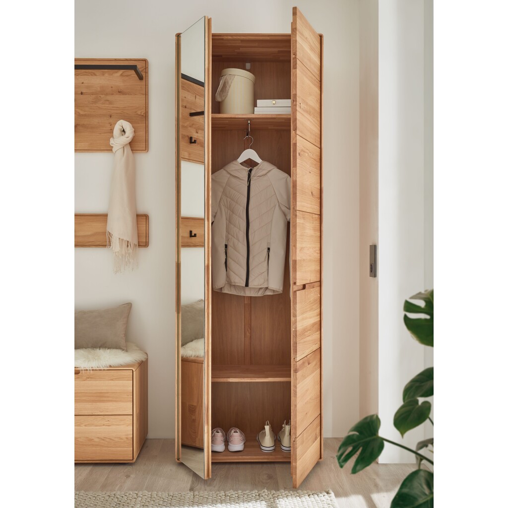 Massivholz Garderobenschank Roskilde Bild 4