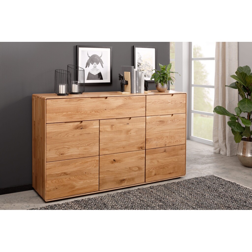 Massivholz Kommode Roskilde III Bild 3