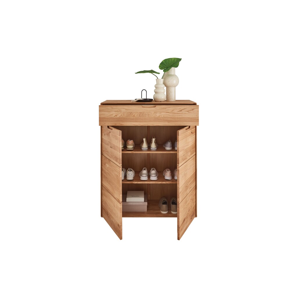 Massivholz Schuhschrank Roskilde Bild 2
