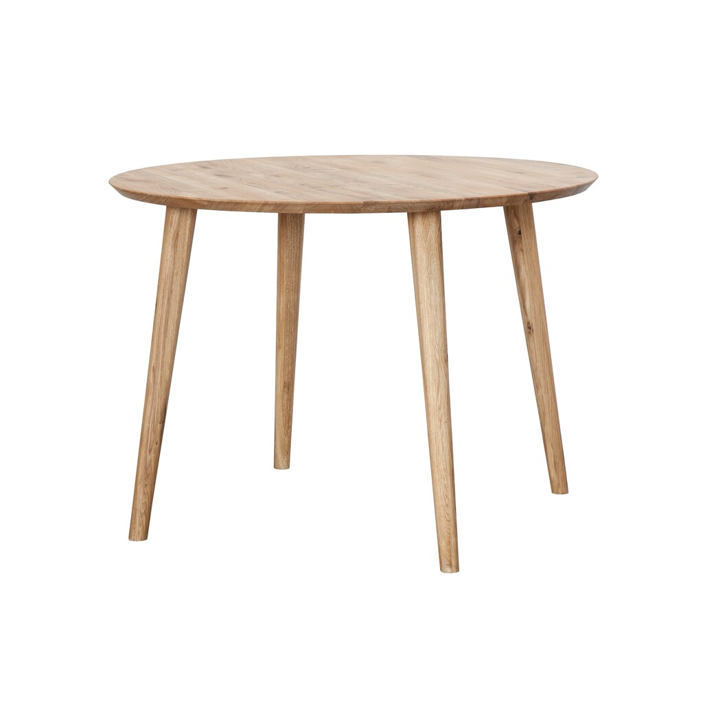 Runder Esstisch Ribe mit optionalem Auszug. Bild 3
