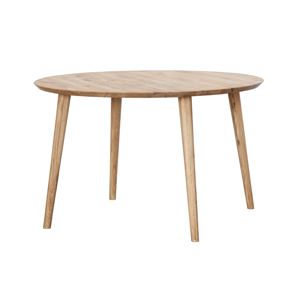 Runder Esstisch Ribe mit optionalem Auszug. Bild 4