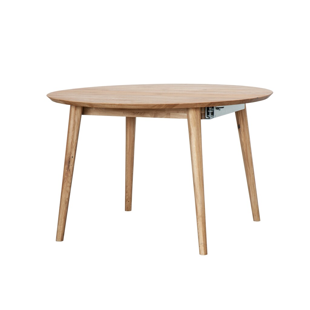 Runder Esstisch Ribe mit optionalem Auszug. Bild 5
