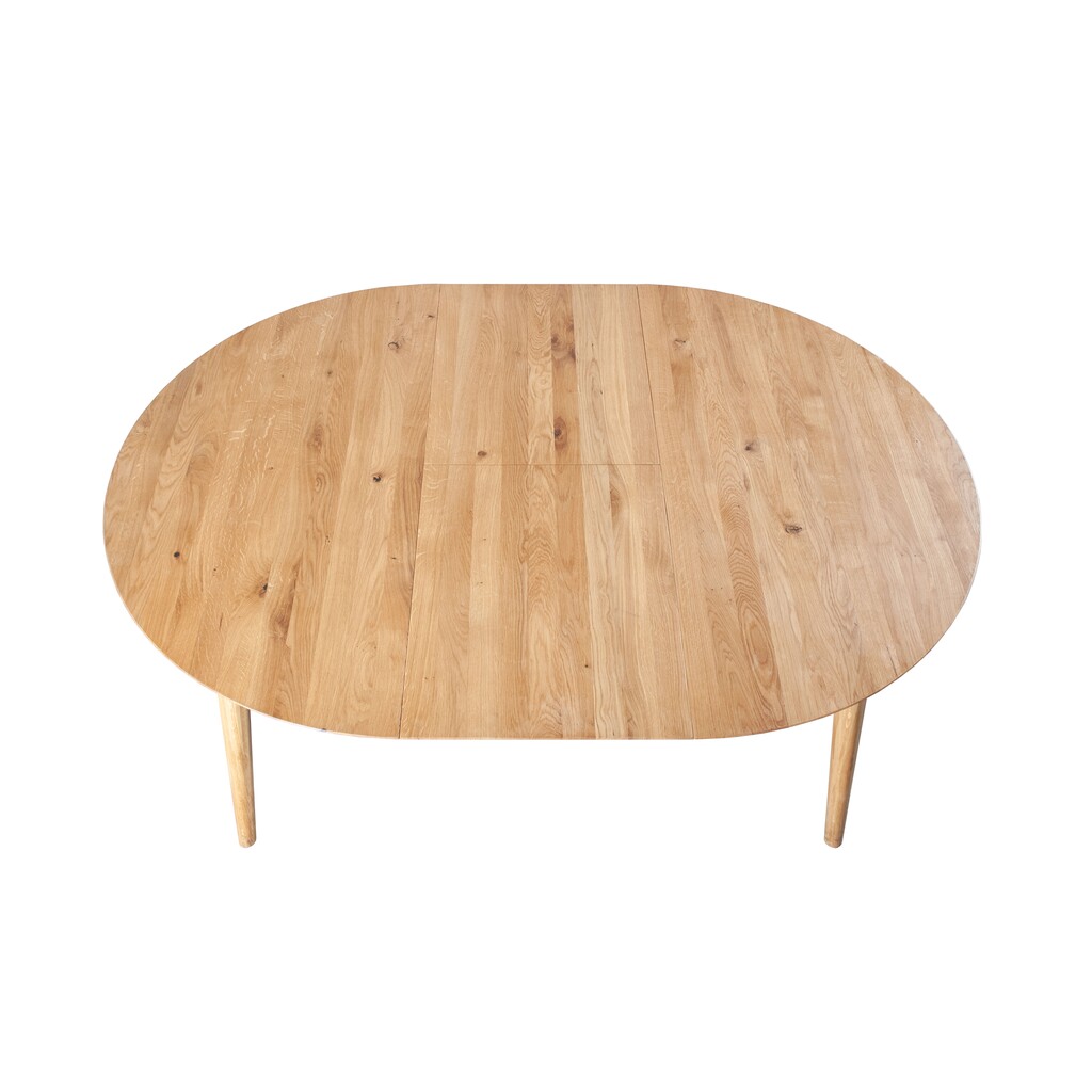 Runder Esstisch Ribe mit optionalem Auszug. Bild 7