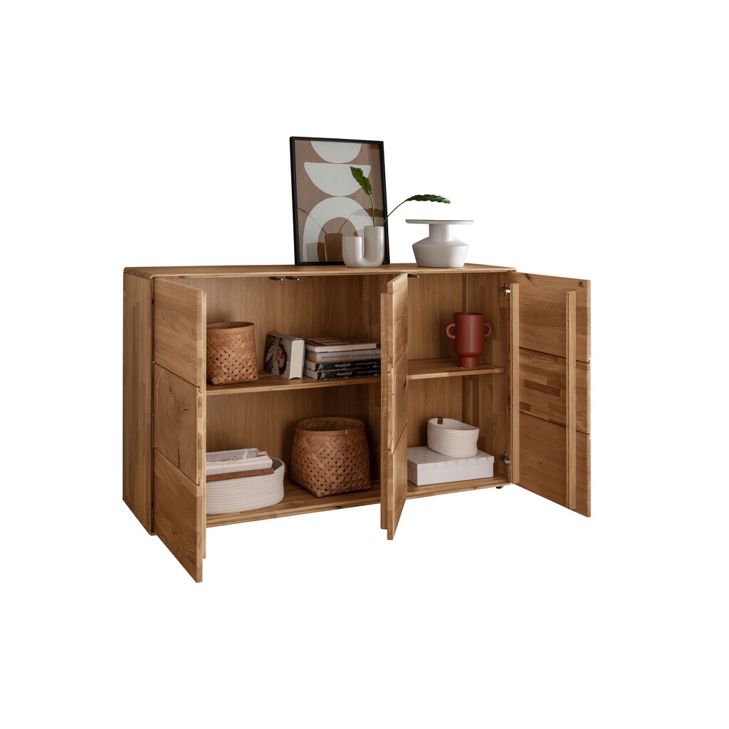 Sideboard I Herning Wildeiche mit Hirnholz Maserung Bild 2