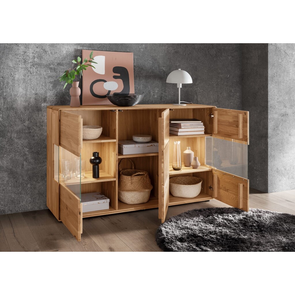Sideboard II Herning Wildeiche mit Hirnholz Maserung Bild 3