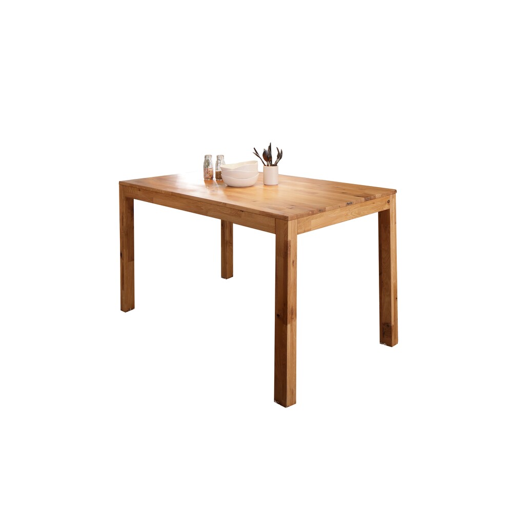 Tisch-Serie Farum aus Wildeiche Massivholz Bild 4