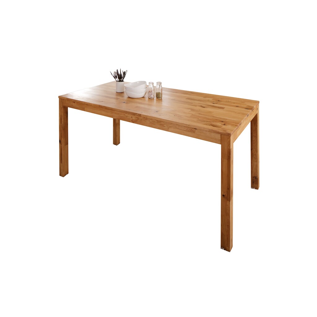 Tisch-Serie Farum aus Wildeiche Massivholz Bild 6