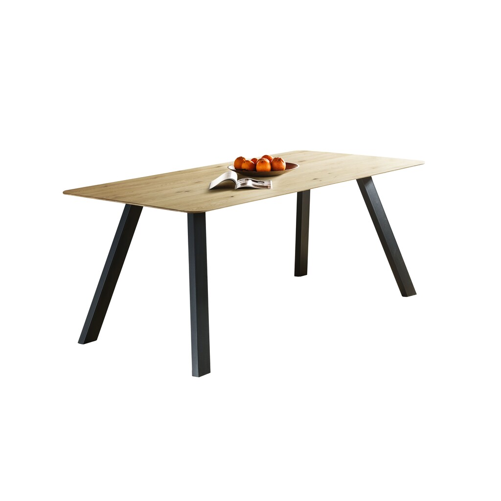 Tischgestell Skagen 4-Kant pulverbeschichtetes Metall Bild 2