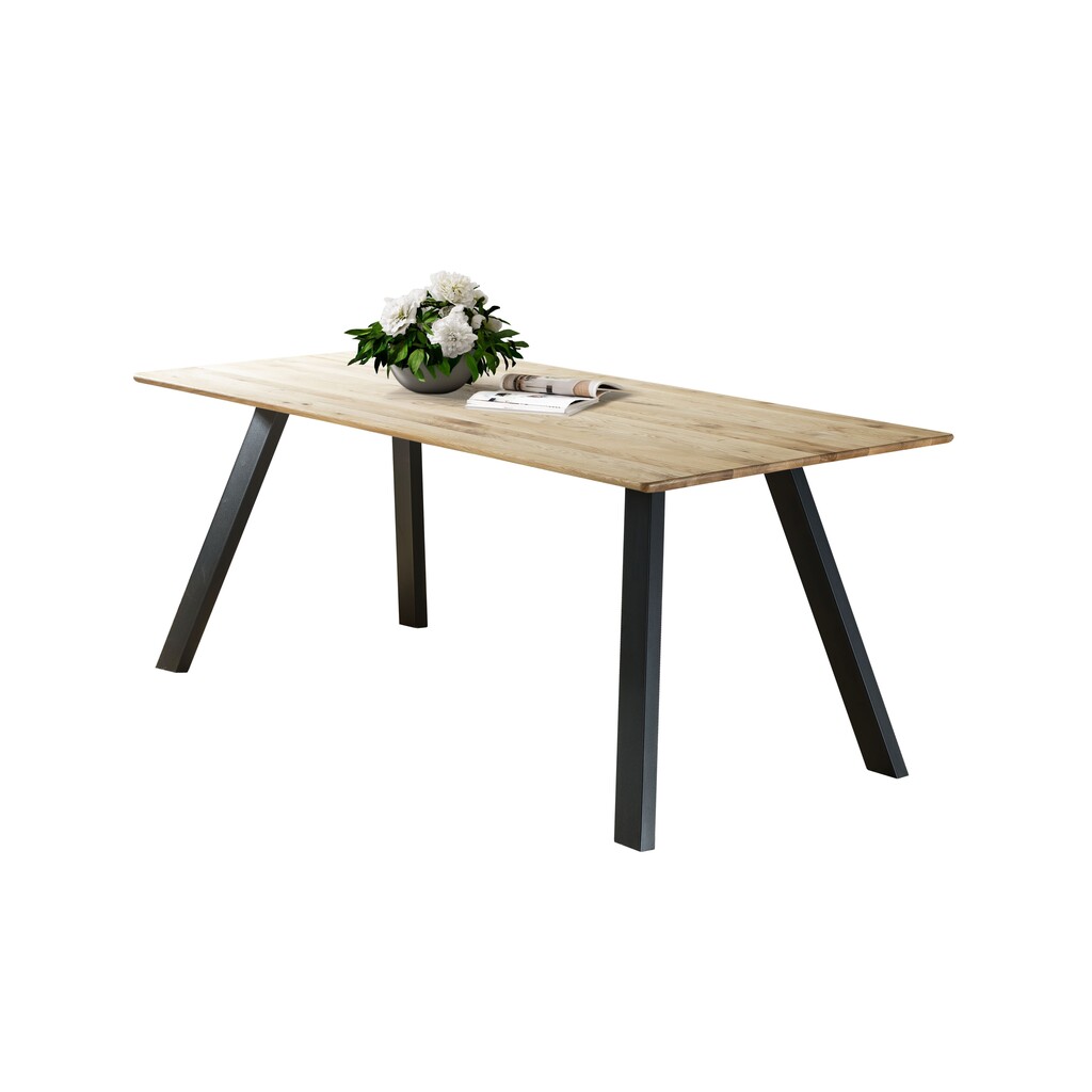 Tischgestell Skagen 4-Kant pulverbeschichtetes Metall Bild 4