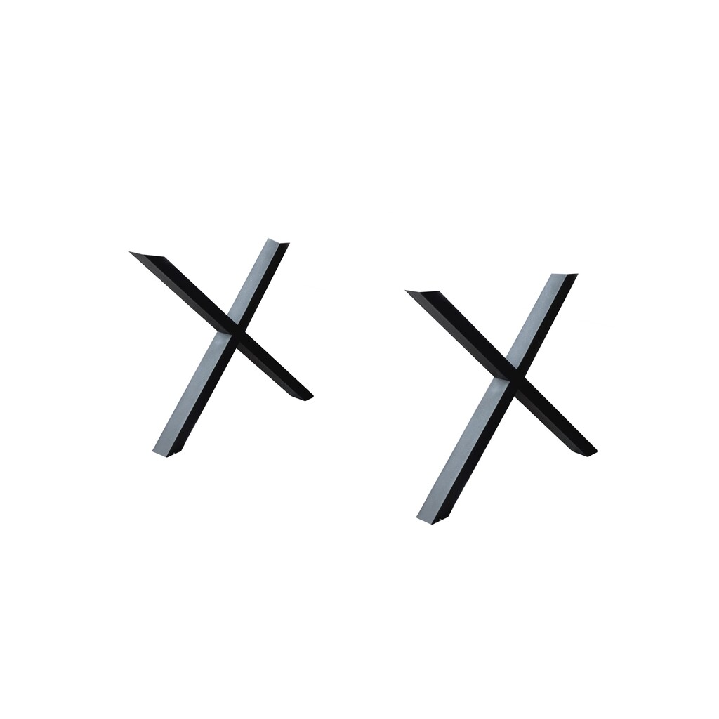 Tischgestell Skagen X-Gestell pulverbeschichtetes Metall Bild 2