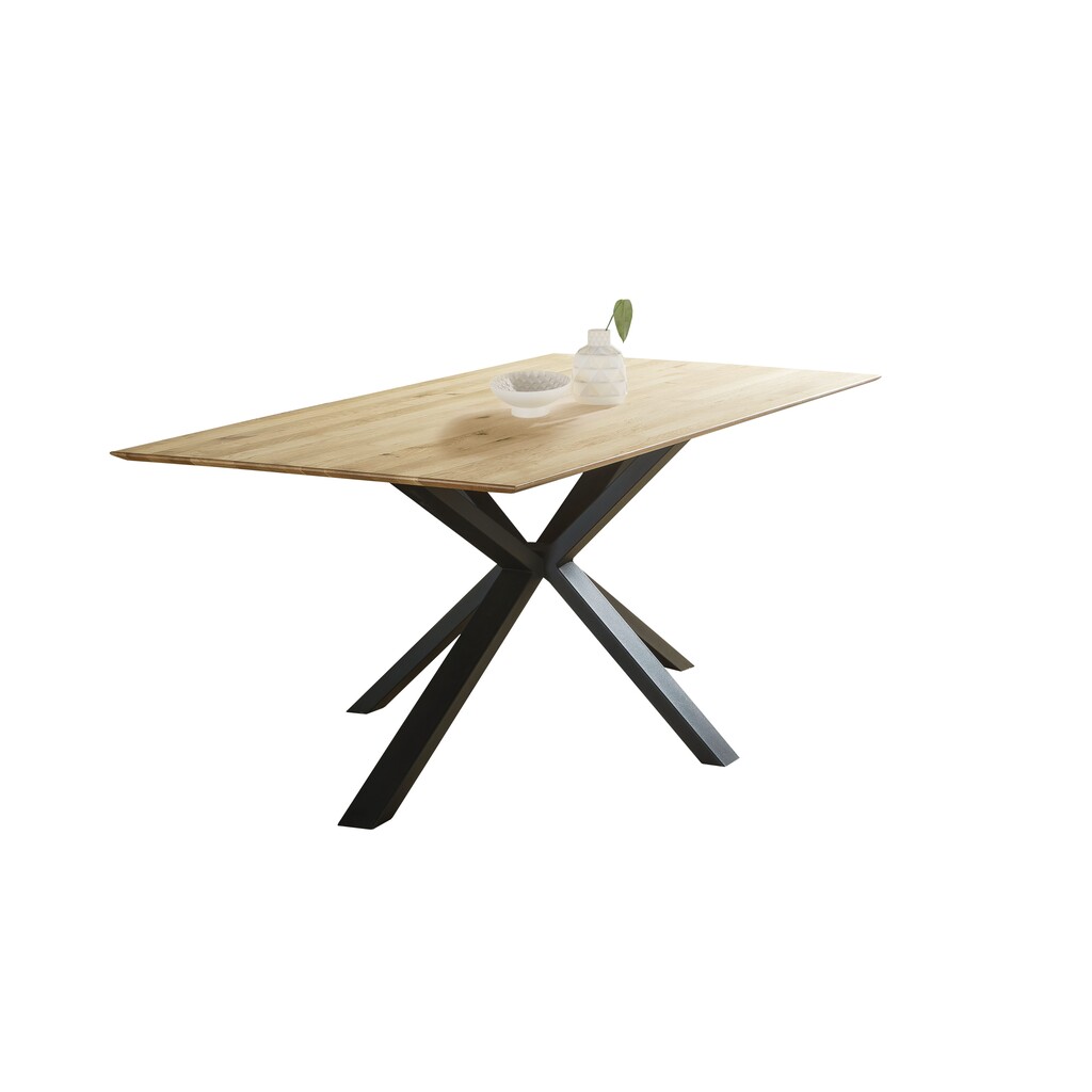 Tischplatte Wildeiche Skagen mit Schweizer Kante Bild 2