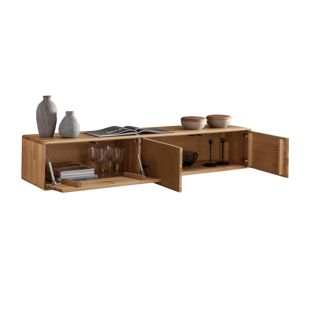 TV-Board I Herning Wildeiche mit Hirnholz Maserung Bild 2