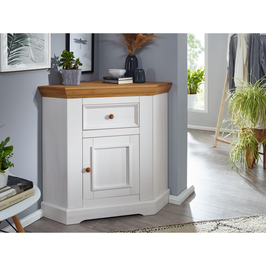 Viborg Eck Anrichte Kiefer Weiß Preview Image