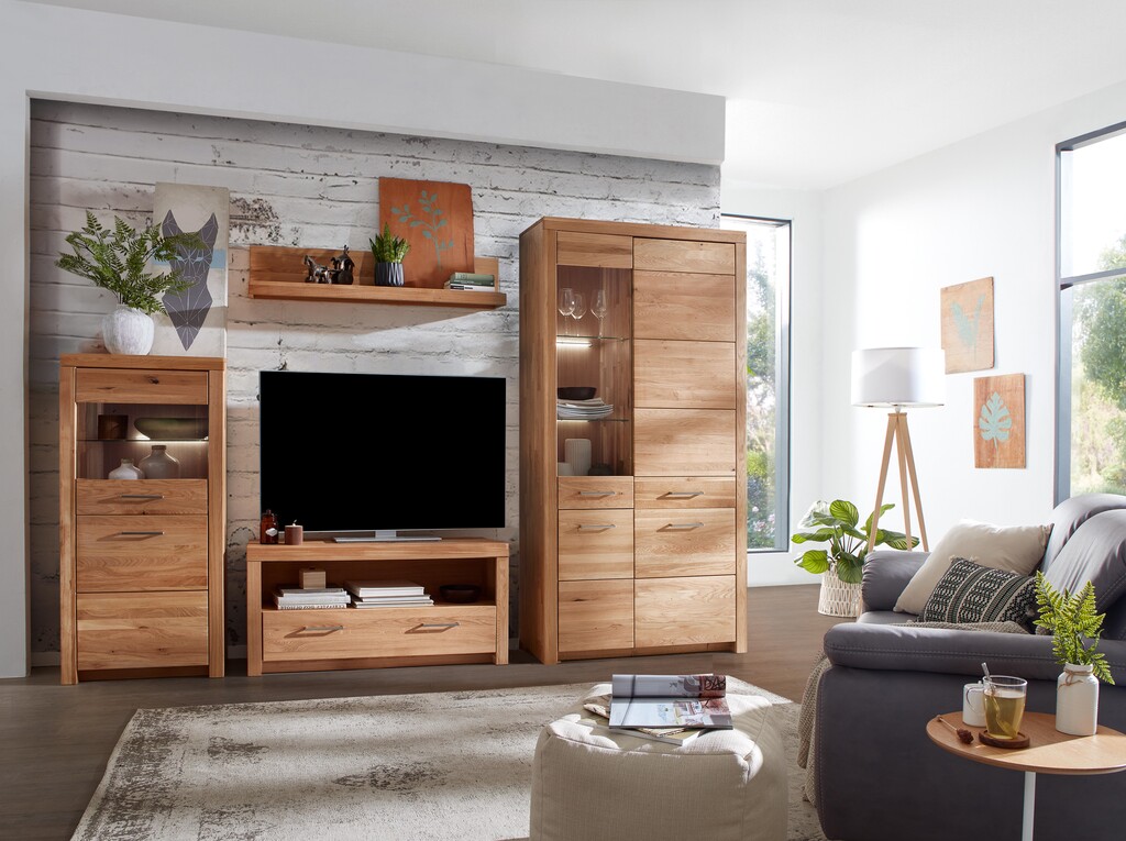 Vorschlagskombination IV Wohnwand Aborg Wildeiche Preview Image