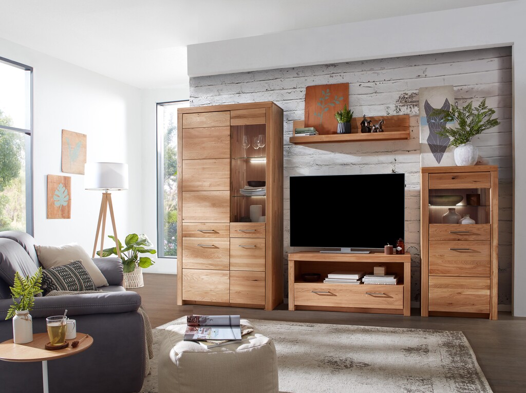 Vorschlagskombination IV Wohnwand Aborg Wildeiche Preview Image