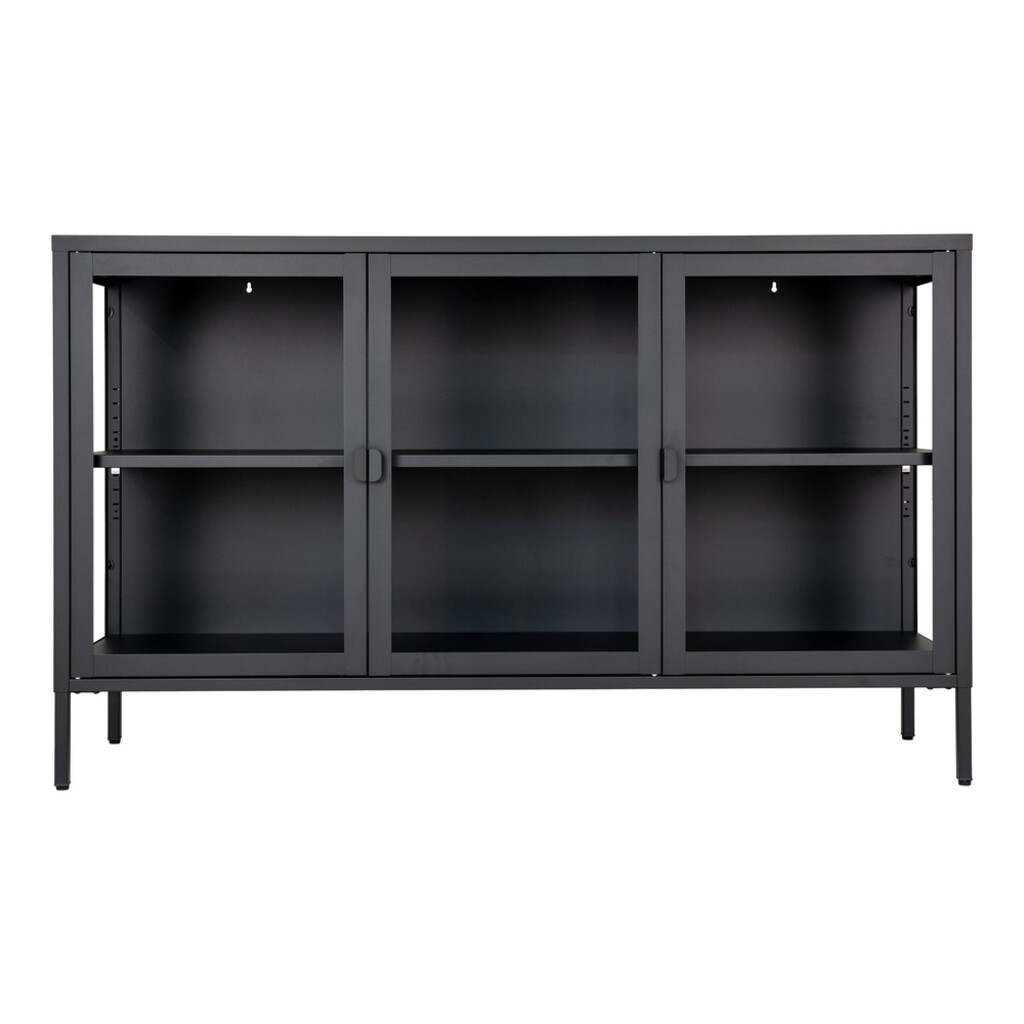 House Nordic Brisbane Sideboard mit 3 Glastüren Preview Image