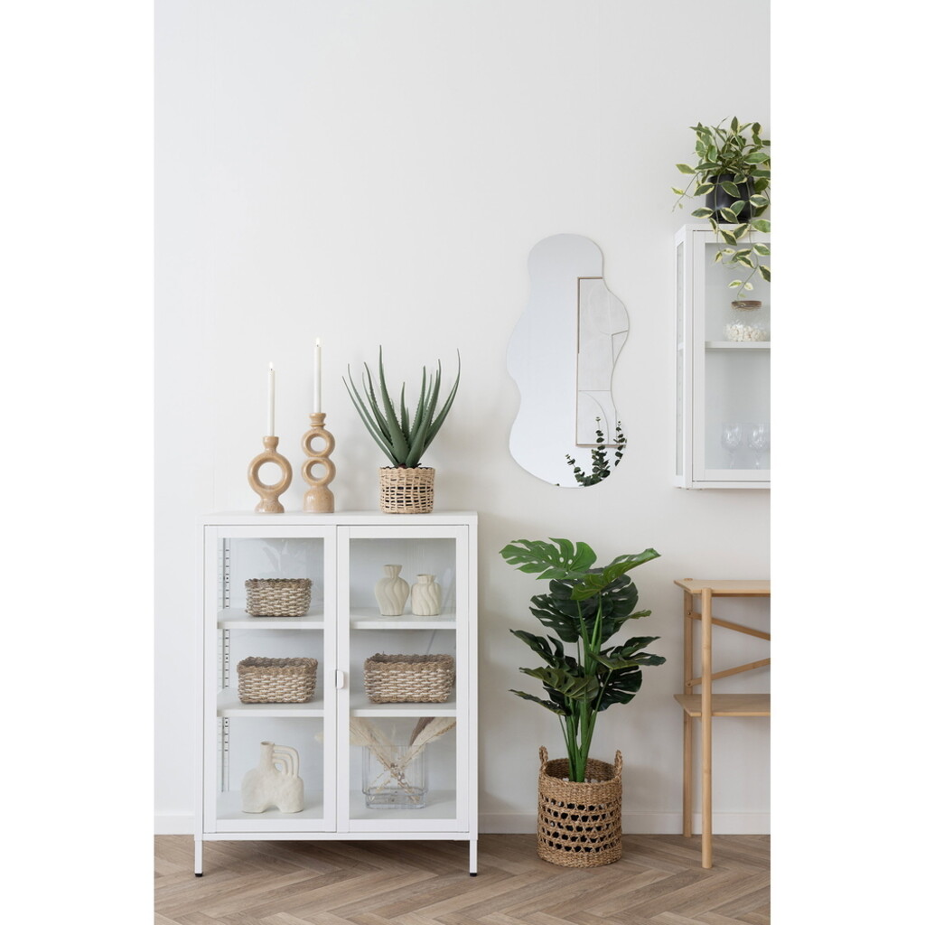 House Nordic Brisbane Vitrine, 2 Glastüren, Stahl Preview Image
