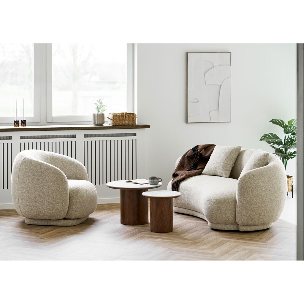 House Nordic Hawkes 2,5-Sitzer Sofa Sand | Skandinavisches Design Preview Image