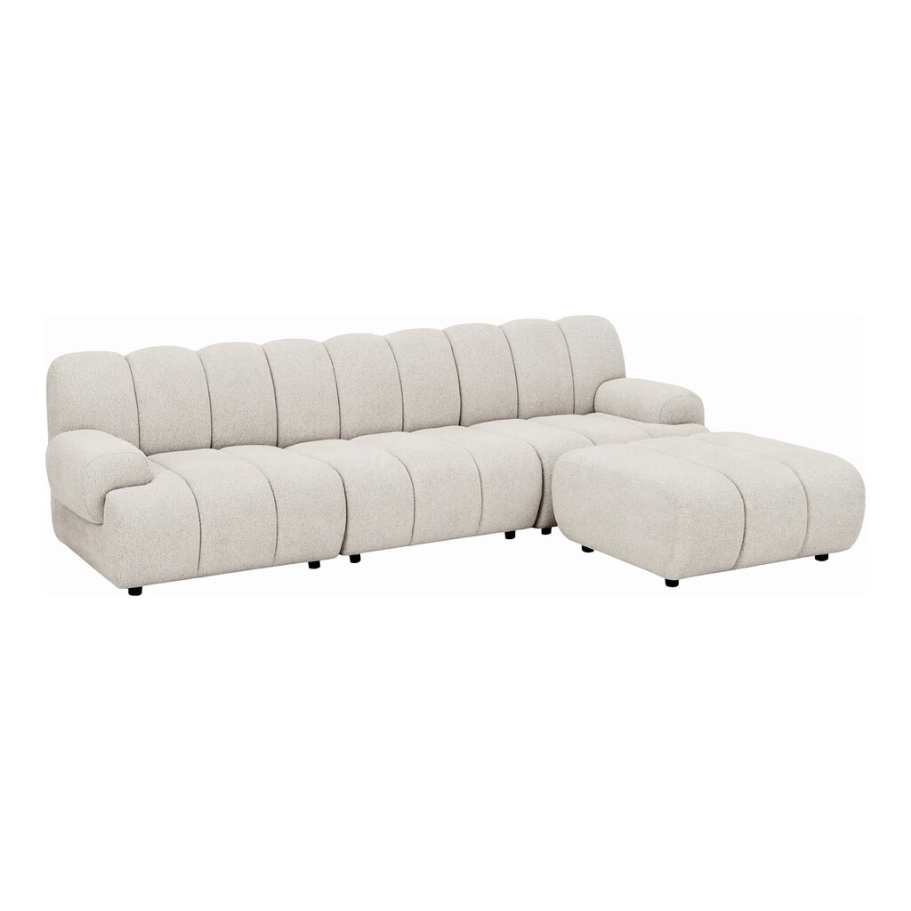Sofa Taza 3,5 Sitzer Modular mit Pouf Bild 5