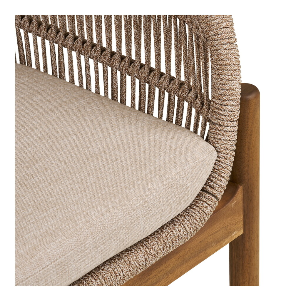 Terracina Gartenstuhl mit Kissen, Akazie/Beige von House Nordic Bild 5