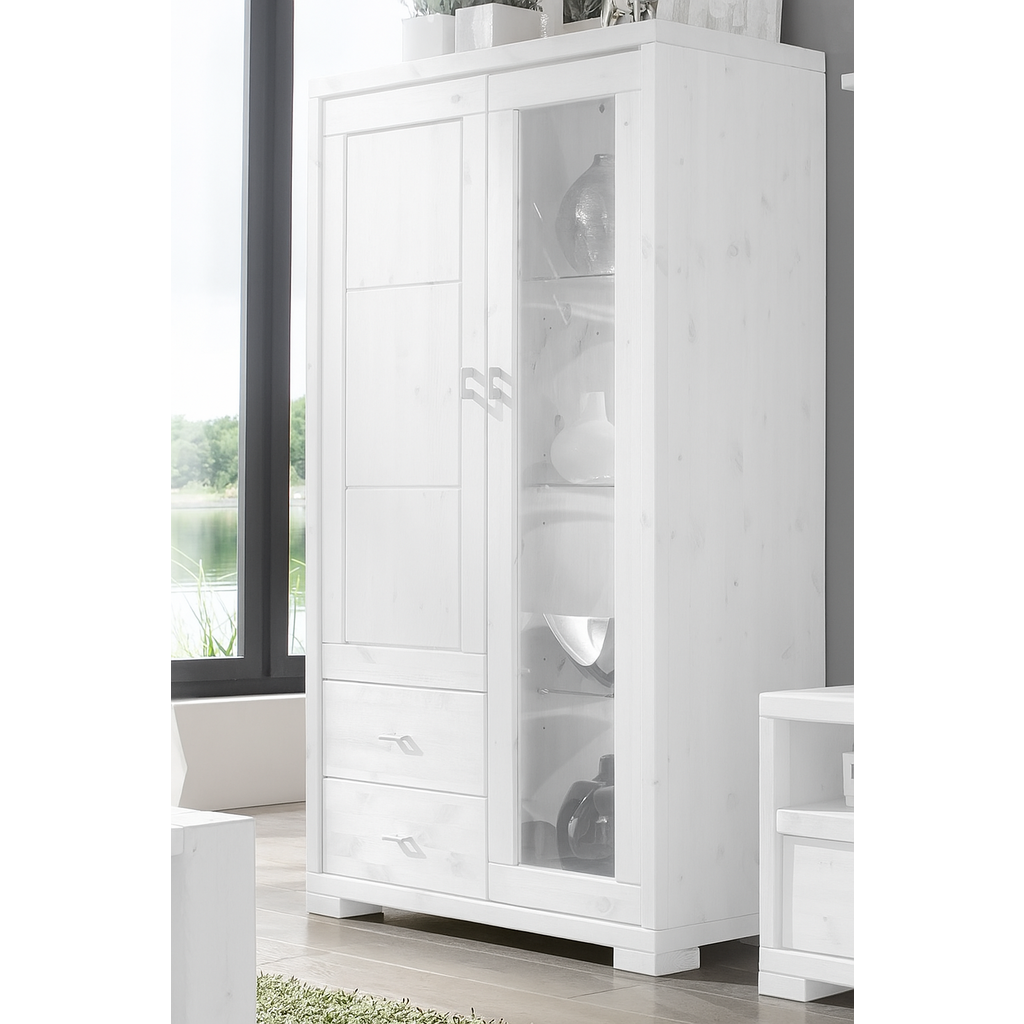 Infans Highboard Vitrine I Vita aus massiver Kiefer Bild 2