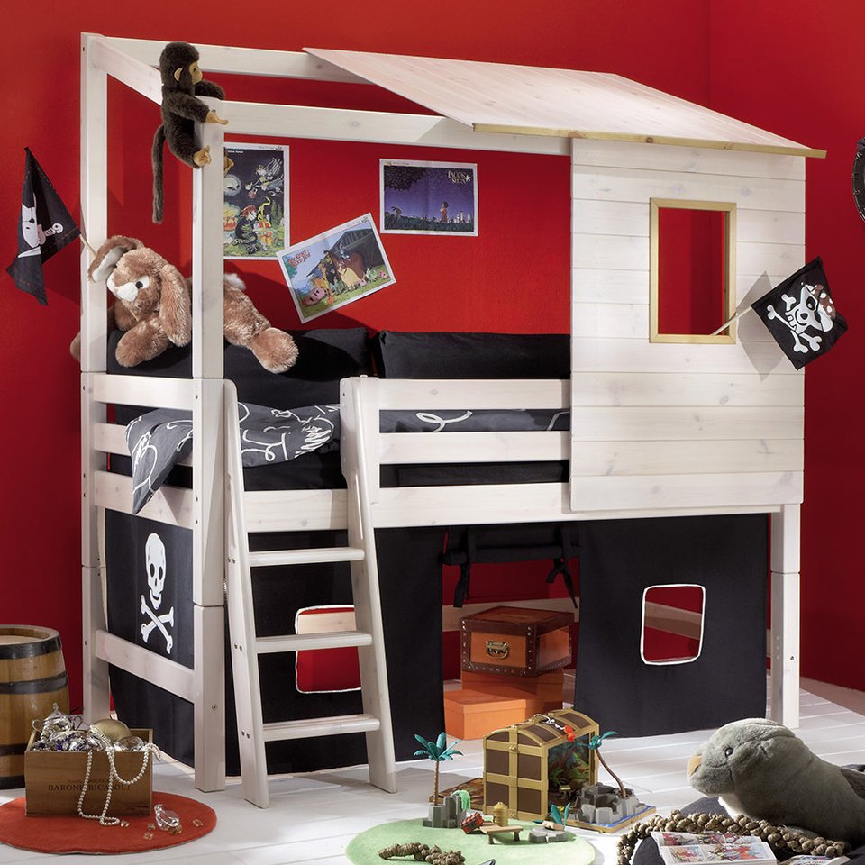 InfansKids Halbhohes Piratenabenteuerbett Bild 1