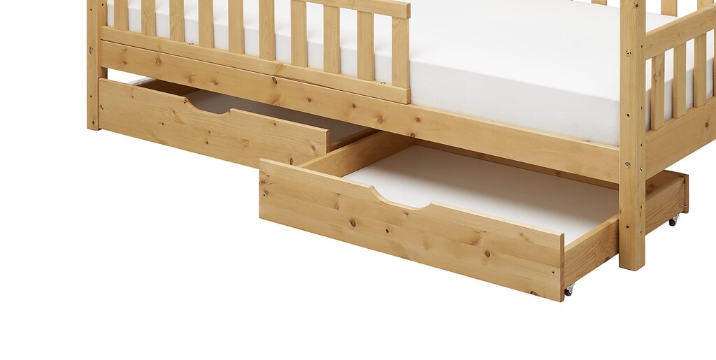 Hausbett für Kinder aus Kiefer Bild 7