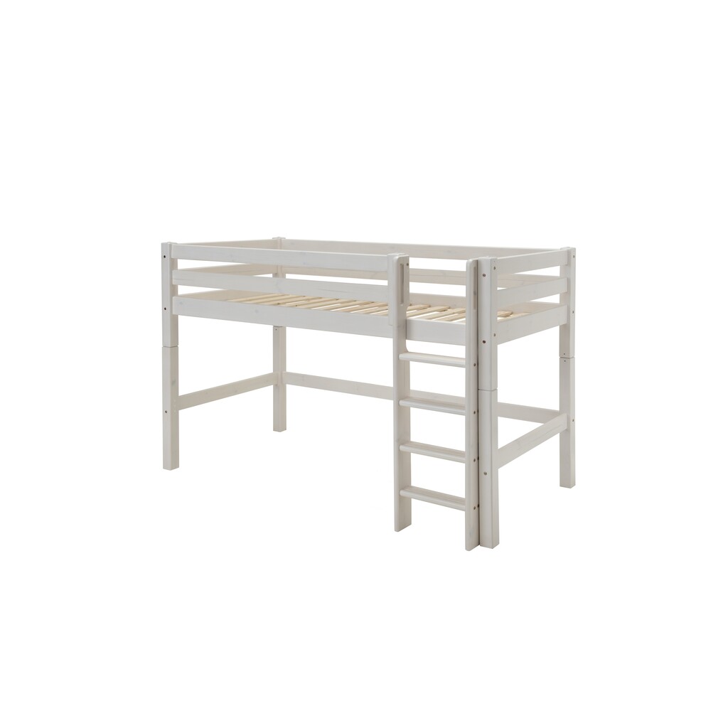 Mittelhochbett mit Absturzsicherung und gerader Leiter Preview Image