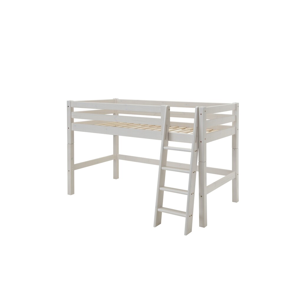 Mittelhochbett mit Absturzsicherung und schräger Leiter Preview Image