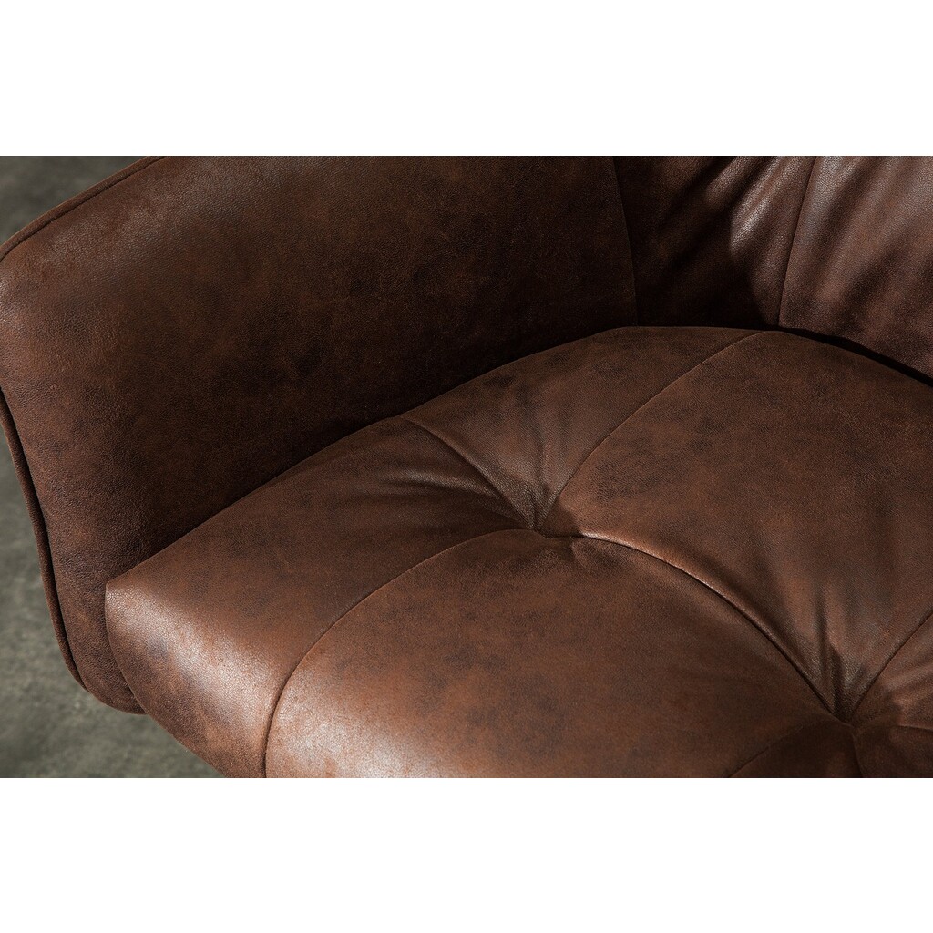 Barstuhl Loft mit Armlehnen Mikrofaser  Bild 8