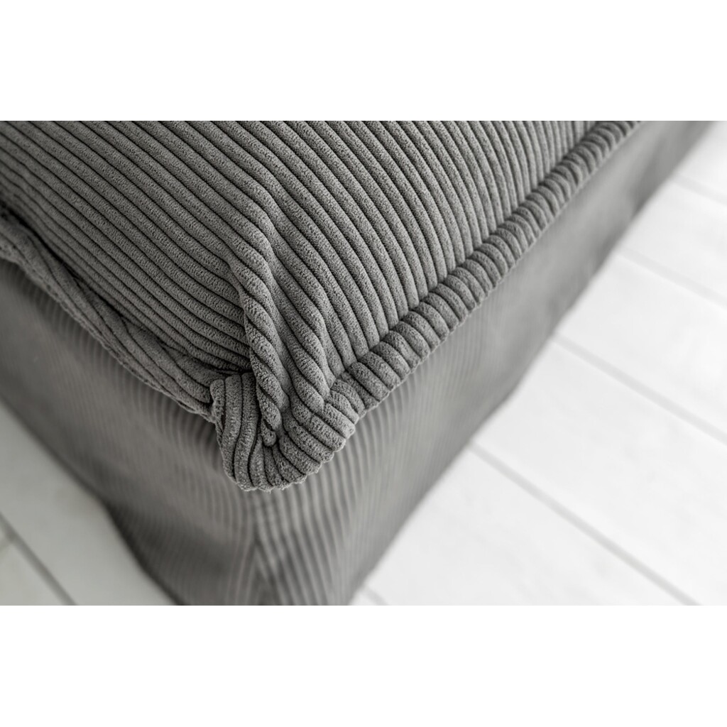 HEAVEN Ecksofa Cord grau - Skandinavischer Komfort von SKANMØBLER Bild 6