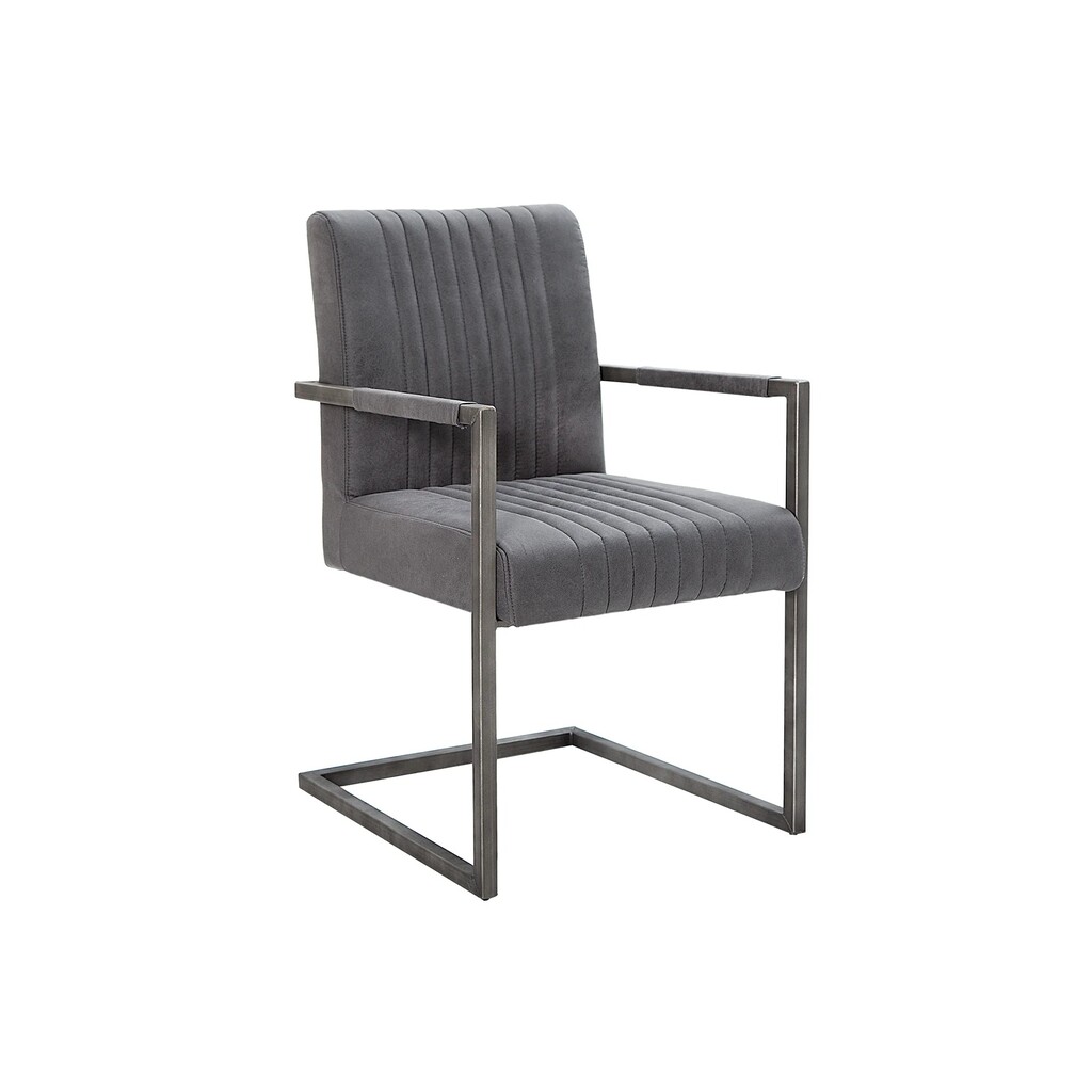 Freischwinger Stuhl Big Aston, Mikrofaser Bild 5