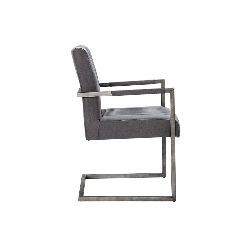 Freischwinger Stuhl Big Aston, Mikrofaser Bild 6