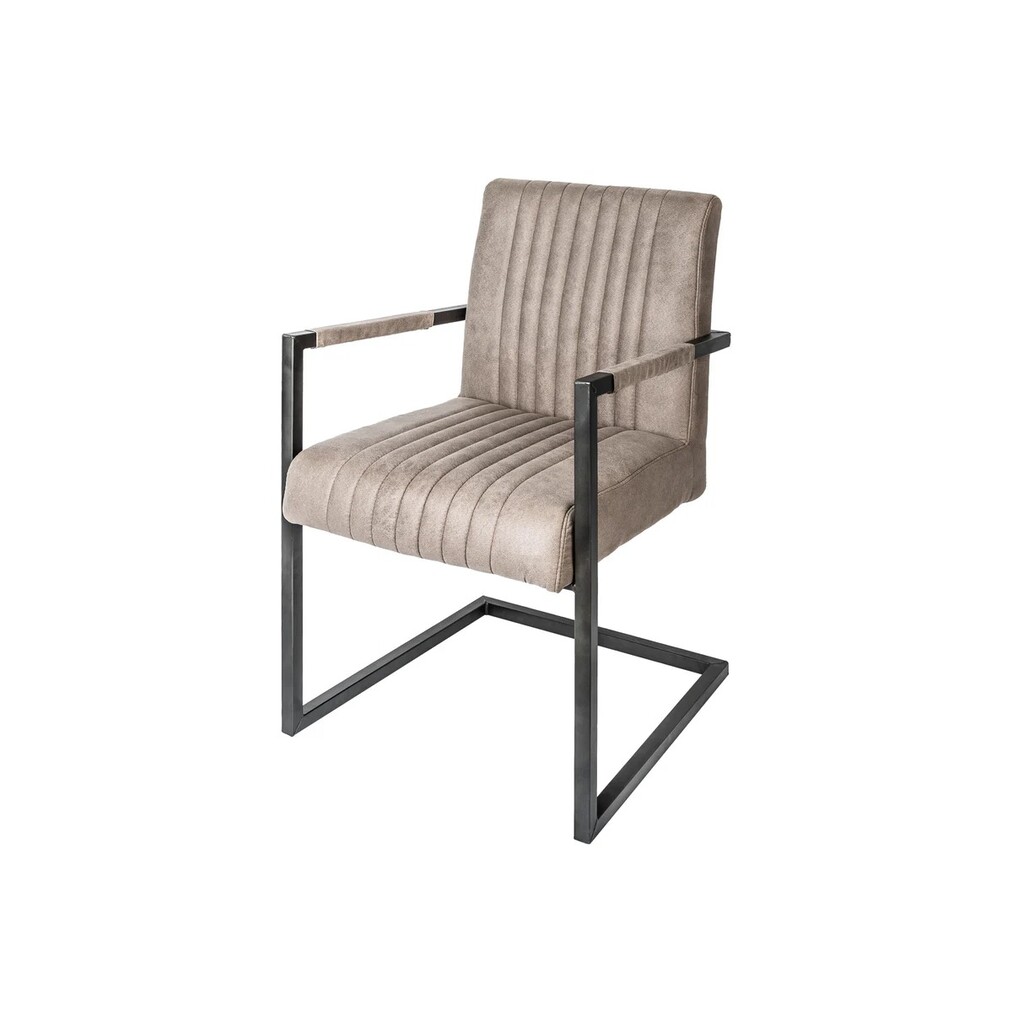 Freischwinger Stuhl Big Aston, Mikrofaser Bild 8