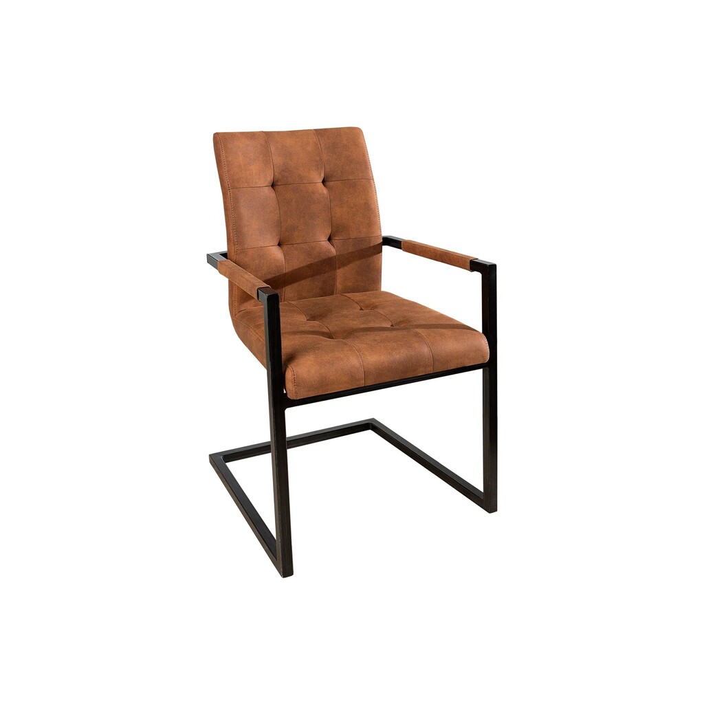 Freischwinger Stuhl Oxford Mikrofaser Bild 7
