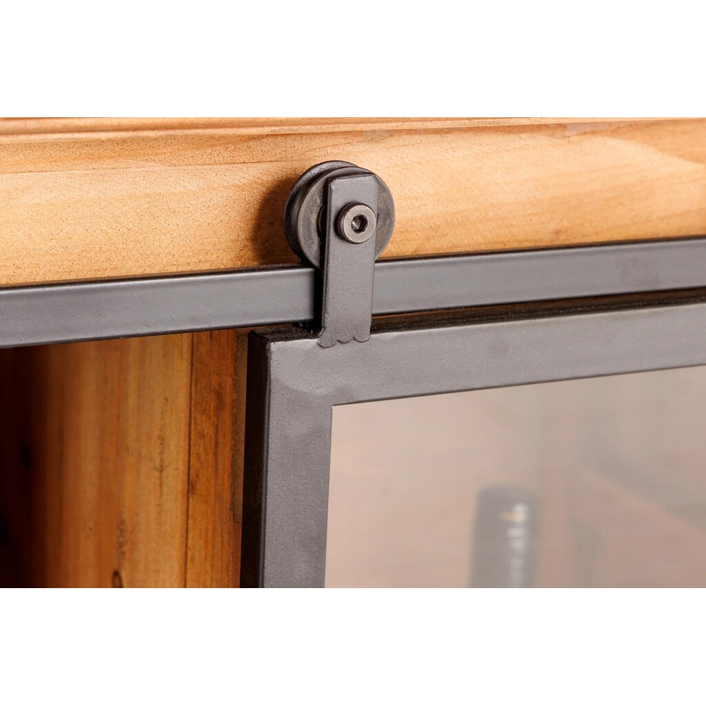 Lowboard Heritage Schiebeglastüren Kiefernholz Bild 4