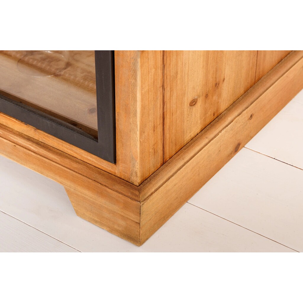 Lowboard Heritage Schiebeglastüren Kiefernholz Bild 5