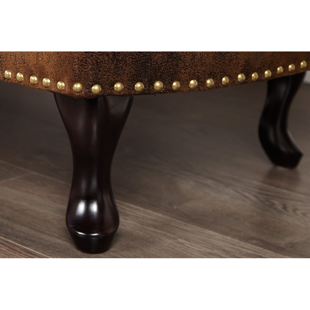 Recamiere CHESTERFIELD Antik-Look braun Bild 7