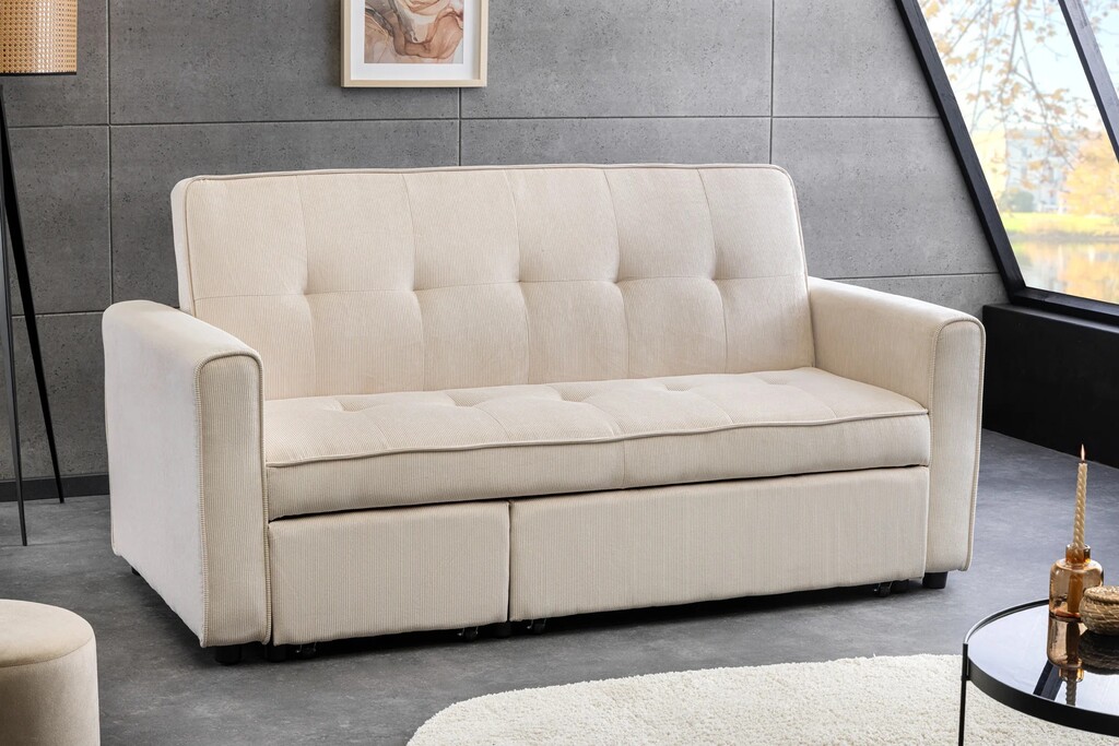 Schlafsofa Smart 180 cm 2-Sitzer Cord Preview Image