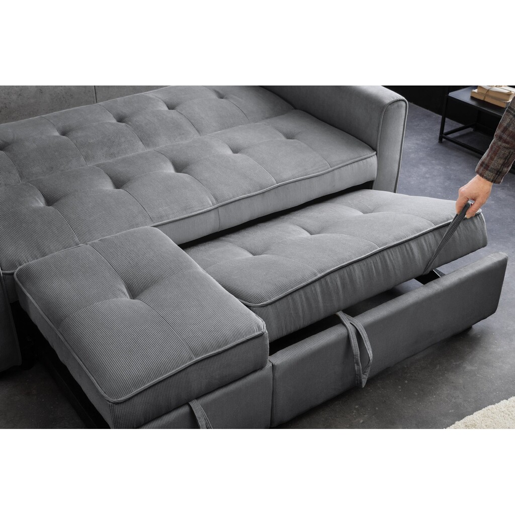 Schlafsofa Smart 180 cm 2-Sitzer Cord Bild 8