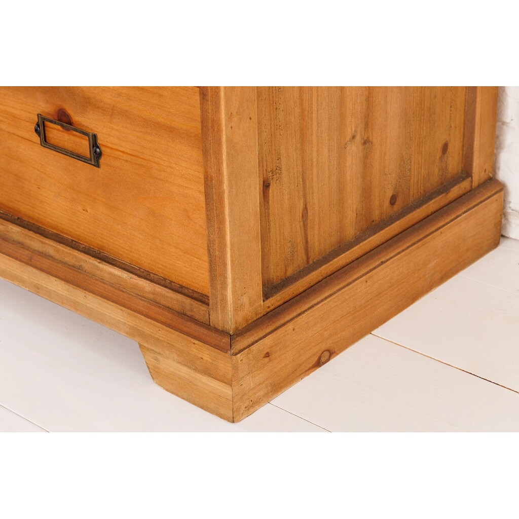 Sideboard Heritage Schiebeglastüren Kiefernholz Bild 8