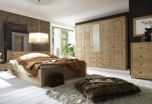Kleiderschrank Rauna 6-Türig mit Kassetten Front Bild 2
